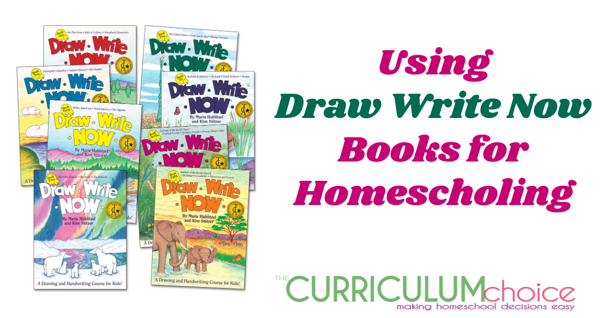 Using Draw Write Now Books for Homeschooling