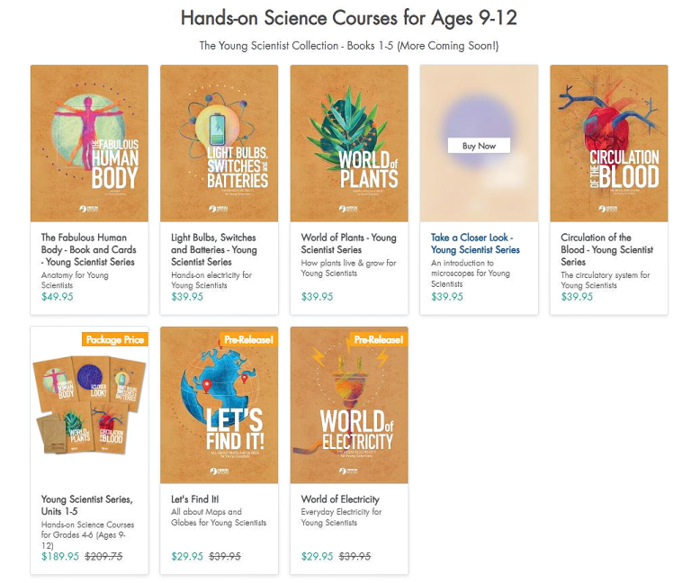 Self-Paced Secular Science with Heron Books Young Scientist Series ...