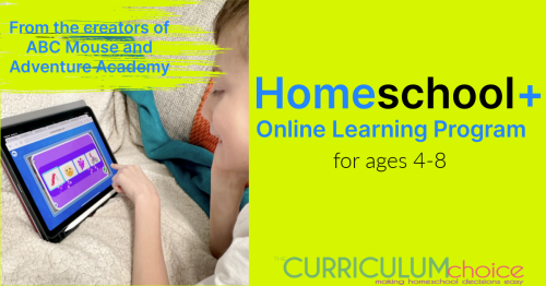 Homeschool+ Online Learning Program is a complete homeschool program for kids in Pre-K-2nd grade from the makers of ABC Mouse and Adventure Academy.