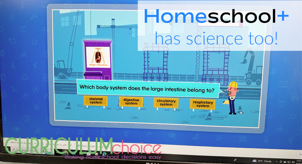 Homeschool+ offers science too!