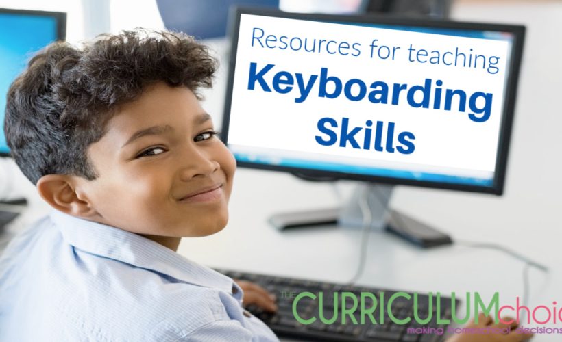A collection of resources for teaching homeschool keyboarding & typing skills. Includes both FREE and paid for options, some game like and some more formal.