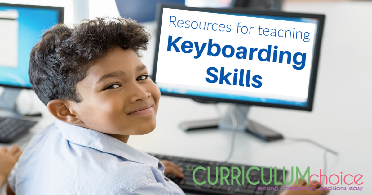 A collection of resources for teaching homeschool keyboarding & typing skills. Includes both FREE and paid for options, some game like and some more formal.