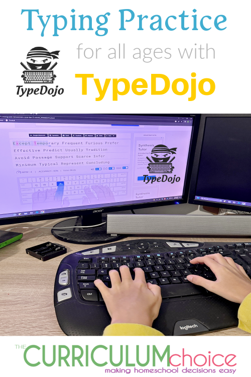 TypeDojo is a FREE online typing program where kids off all ages can gain typing practice and complete typing speed tests.