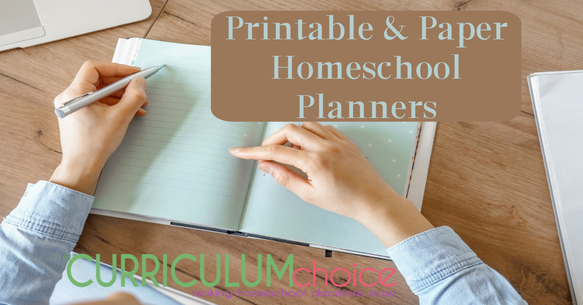 Printable & Paper Homeschool Planners