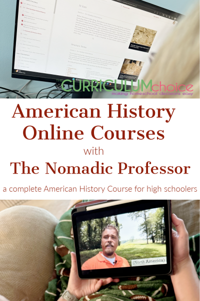 American History Online For Homeschoolers - The Curriculum Choice