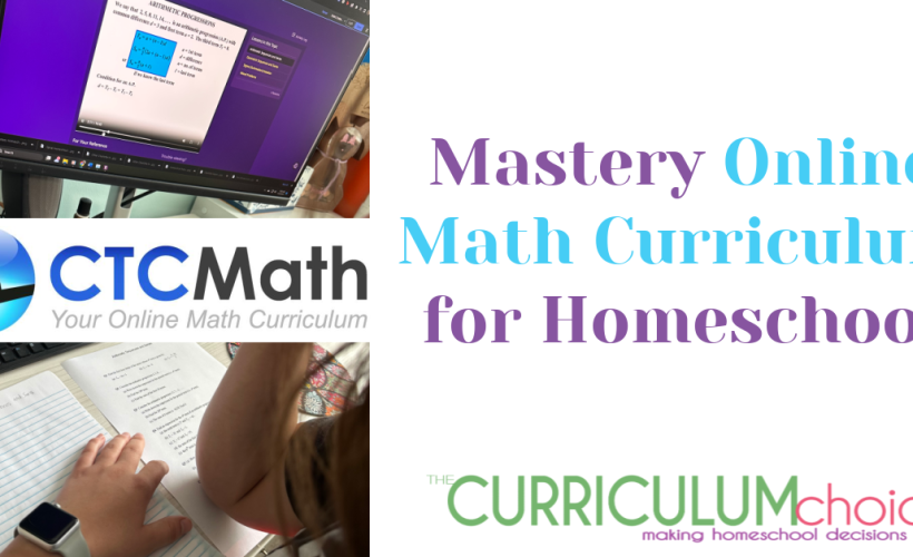 CTCMath is a Mastery Online Math Curriculum for Homeschool. In this article learn what mastery and spiral math are, and see some examples of each.