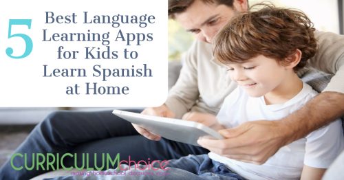 5 Best Language Learning Apps for Kids to Learn Spanish at Home! We share benefits, reviews & comparisons of our Top 5 language learning apps!