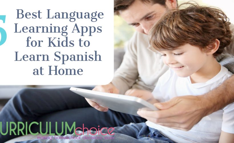 5 Best Language Learning Apps for Kids to Learn Spanish at Home! We share benefits, reviews & comparisons of our Top 5 language learning apps!