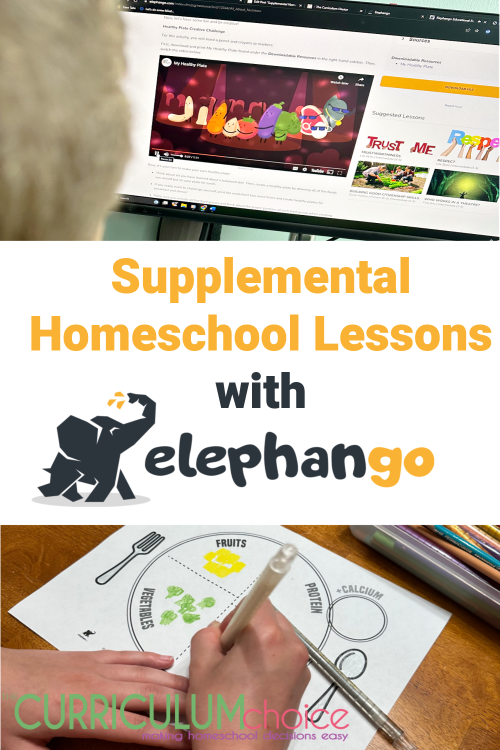 Elephango: Supplemental Homeschool Lessons for grades preK-12. Online lessons in a variety of subjects & easily searchable by multiple topics