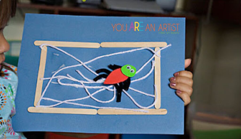 The Very Busy Spider Craft from You Are An Artist