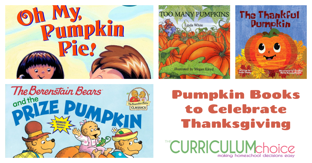 Pumpkin Books to Celebrate Thanksgiving