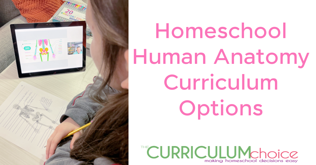 Homeschool Human Anatomy Curriculum Options