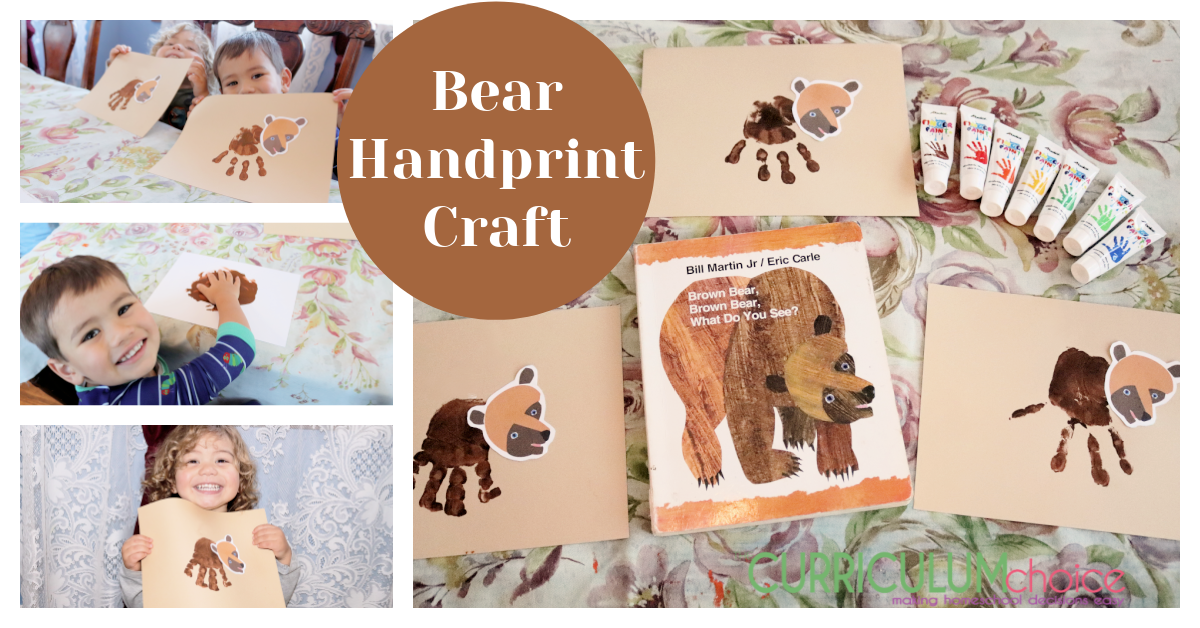 Bear Handprint Craft