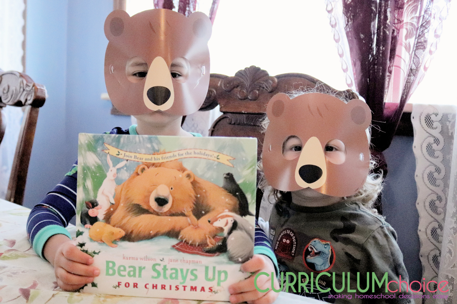 Bear Masks for preschool Storytime