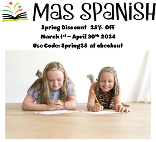 Mas Spanish Discount Code Image