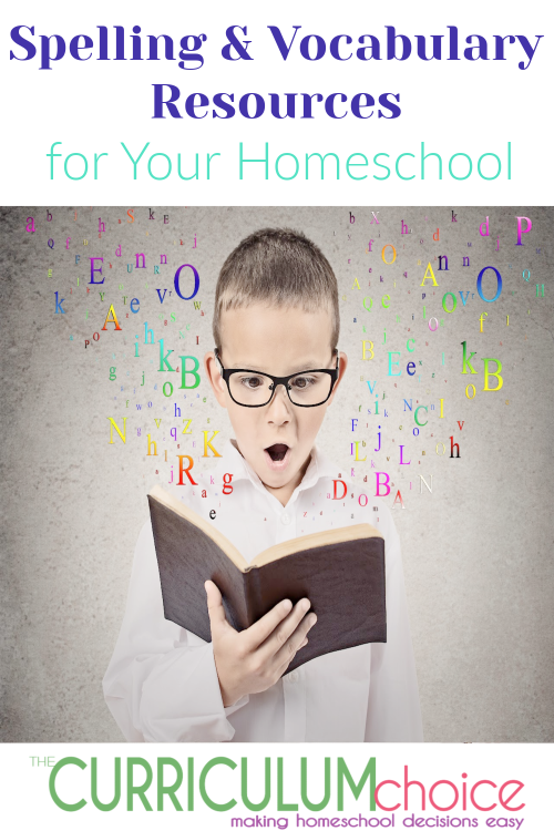 This is a collection of Spelling and Vocabulary resources for your homeschool. Online, workbooks, games, apps and more!