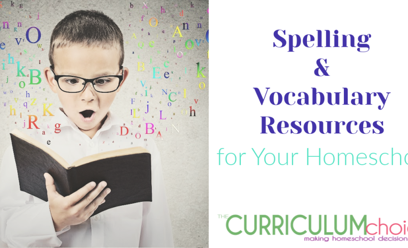 This is a collection of Spelling and Vocabulary resources for your homeschool. Online, workbooks, games, apps and more!