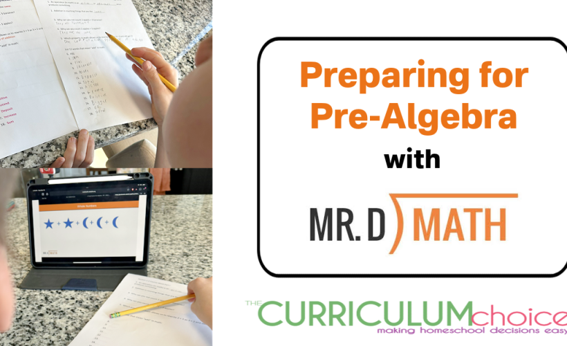 Preparing for Pre-Algebra with Mr. D Math is an online self-paced math course for kids in grades 4-6 focuses on building a strong foundation for Pre-Algebra.