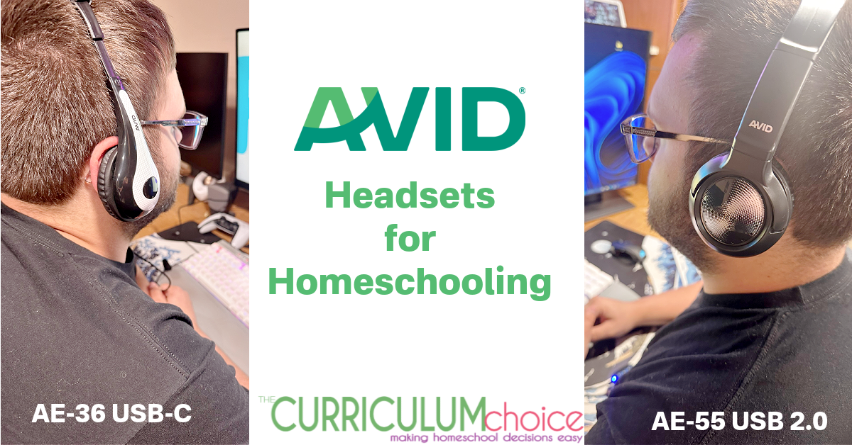 AVID headsets for homeschooling size comparison