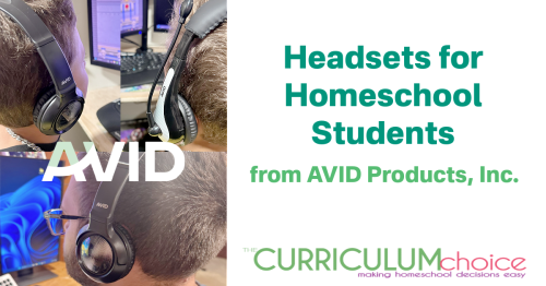 AVID Products, Inc. offers a variety of headsets for homeschool students. They are affordable, quality headsets provide a quiet space for students to focus while online.