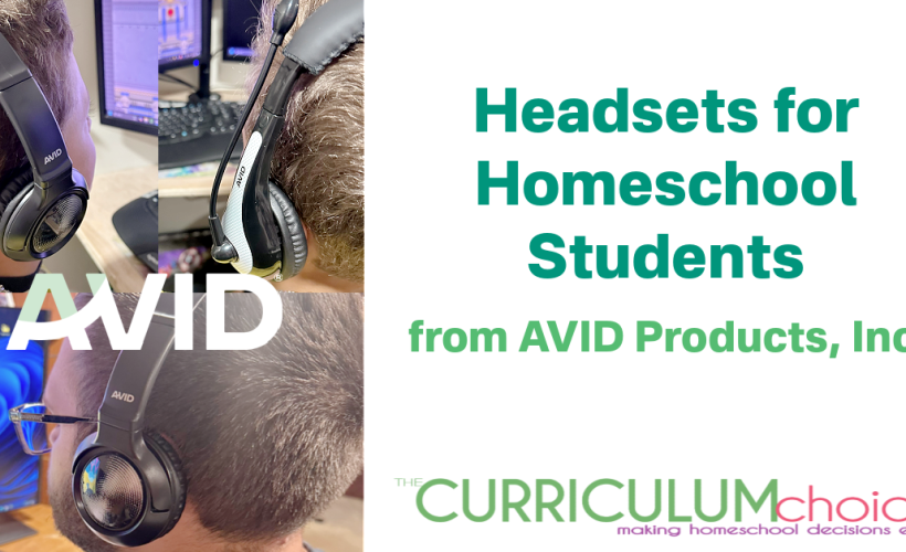 AVID Products, Inc. offers a variety of headsets for homeschool students. They are affordable, quality headsets provide a quiet space for students to focus while online.