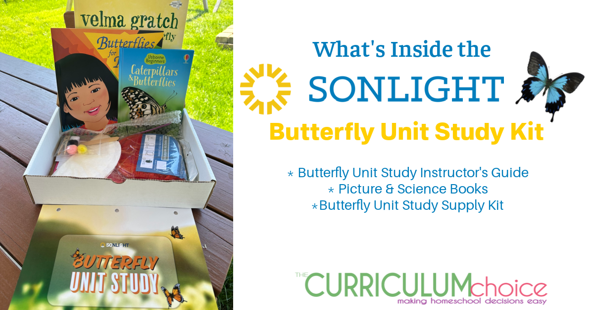What's Inside the Sonlight Butterfly Unit Study Kit