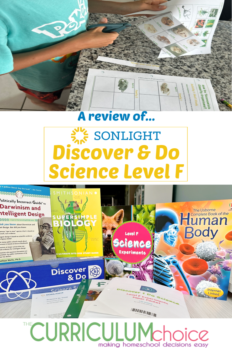 Sonlight Discover Do Science F A Review The Curriculum Choice Sonlight Discover Do Science F A Review The Curriculum Choice