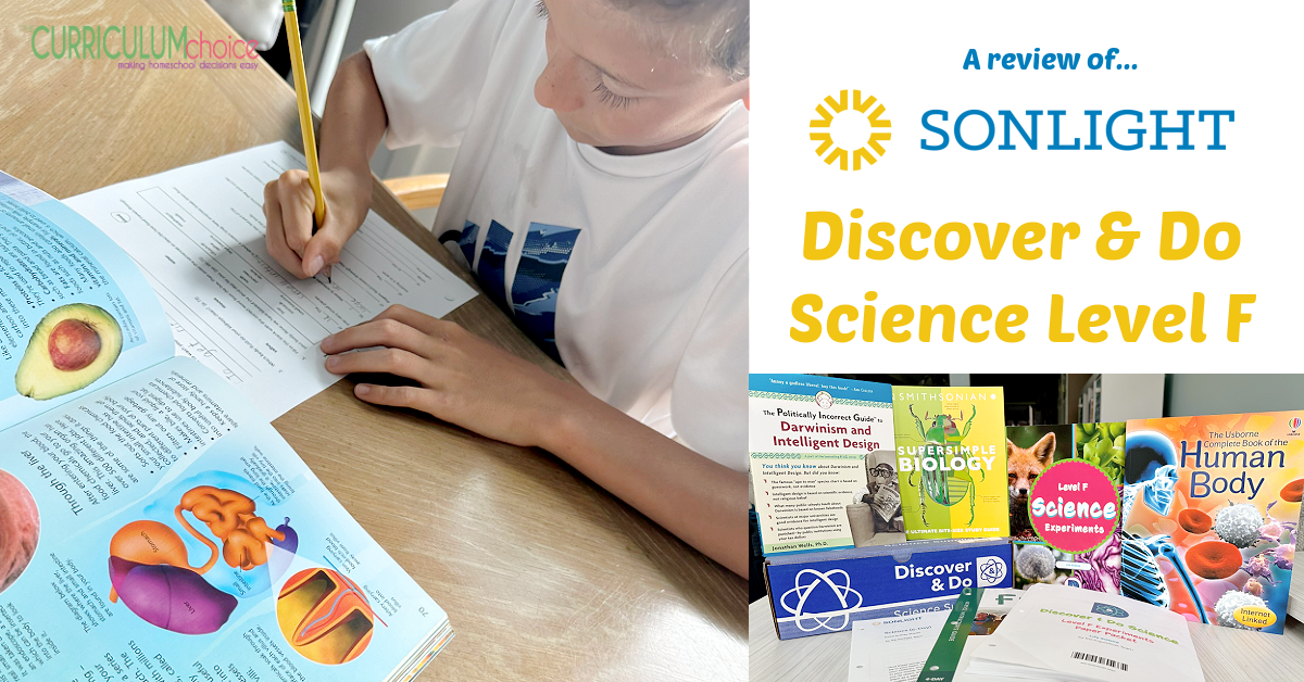 Sonlight Discover & Do Science F: A Review - The Curriculum Choice