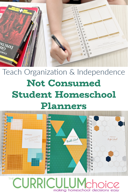 These Student Homeschool Planners help you and your student get organized, foster independent work, and keep track of current/completed work.