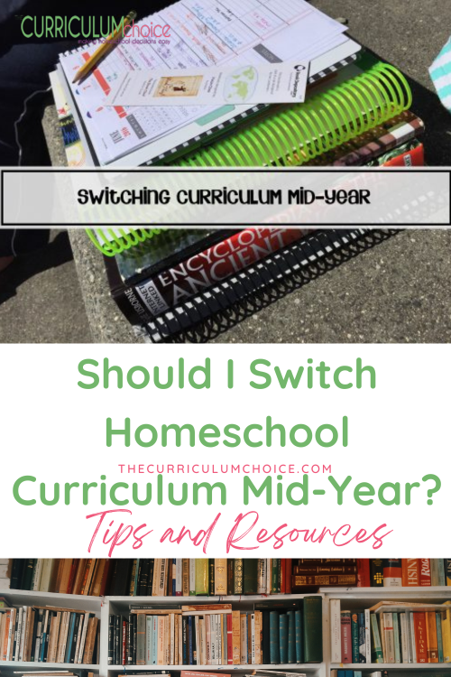 Tips for switching homeschool curriculum mid year by veteran homeschoolers. Give yourself the freedom to grow and make the changes that your family needs.