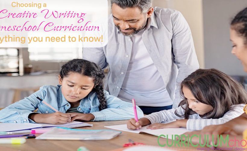 Get the skinny on all the Creative Writing Homeschool Curriculum! Options for the elementary years through high school.